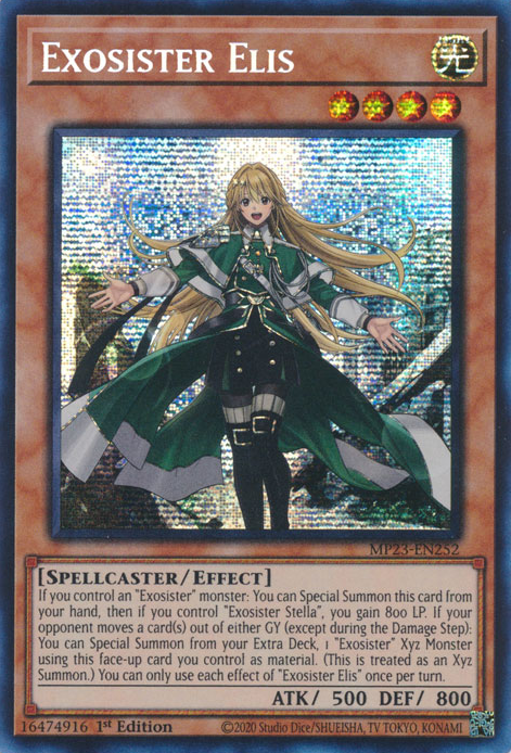 Exosister Elis [MP23-EN252] Prismatic Secret Rare | The Gaming-Verse