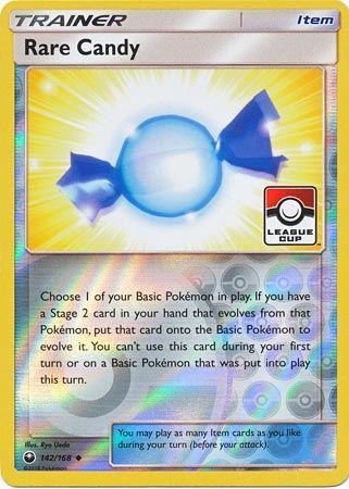 Rare Candy (142/168) (League Promo) [Sun & Moon: Celestial Storm] | The Gaming-Verse