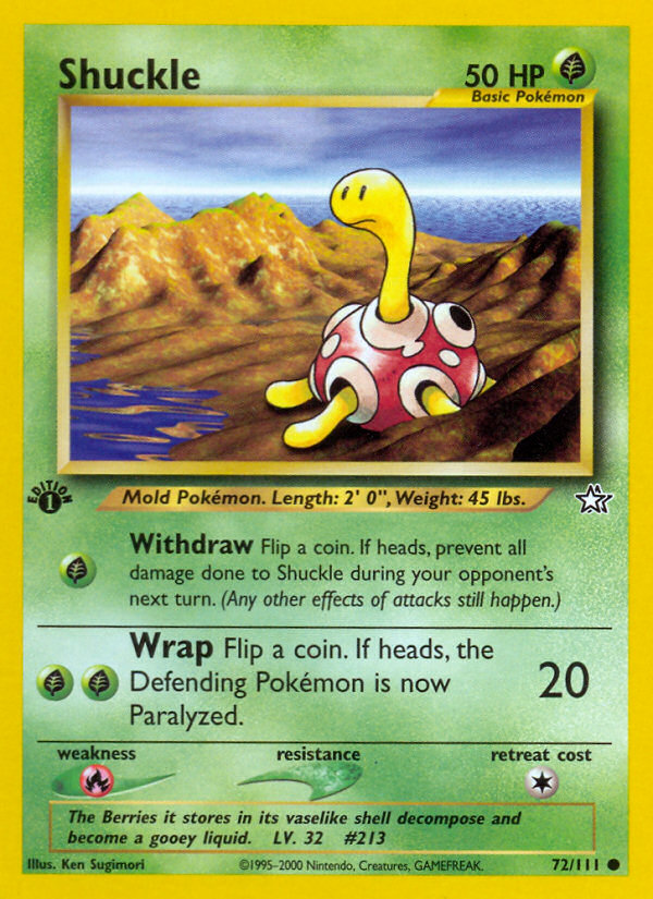 Shuckle (72/111) [Neo Genesis 1st Edition] | The Gaming-Verse