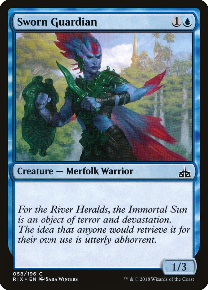 Sworn Guardian [Rivals of Ixalan] | The Gaming-Verse