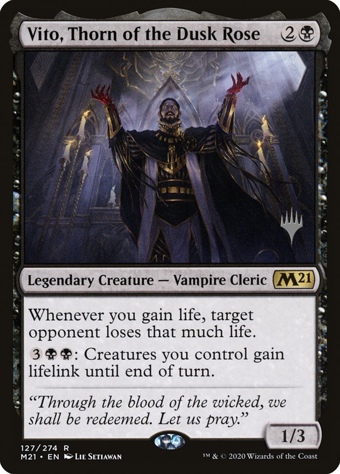 Vito, Thorn of the Dusk Rose (Promo Pack) [Core Set 2021 Promos] | The Gaming-Verse