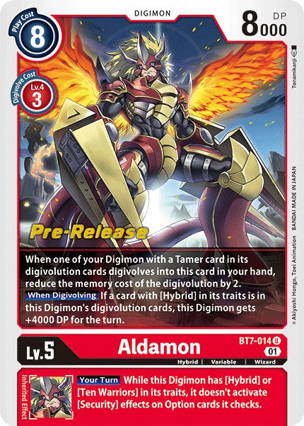 Aldamon [BT7-014] [Next Adventure Pre-Release Cards] | The Gaming-Verse