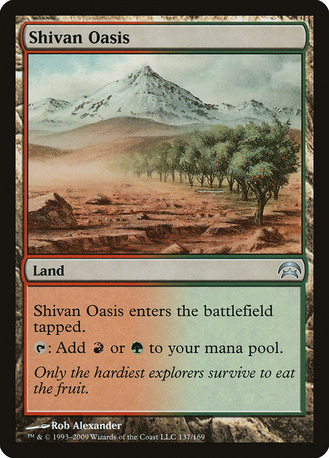 Shivan Oasis [Planechase] | The Gaming-Verse