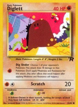 Diglett (52/82) [Team Rocket Unlimited] | The Gaming-Verse