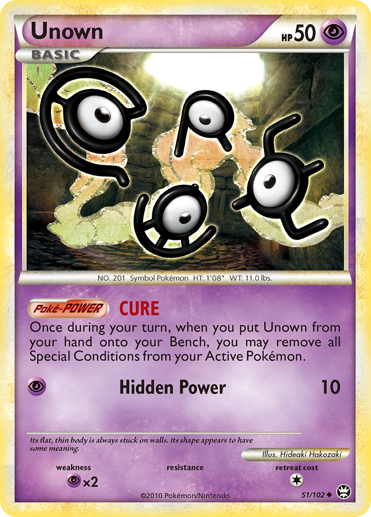 Unown (51/102) [HeartGold & SoulSilver: Triumphant] | The Gaming-Verse