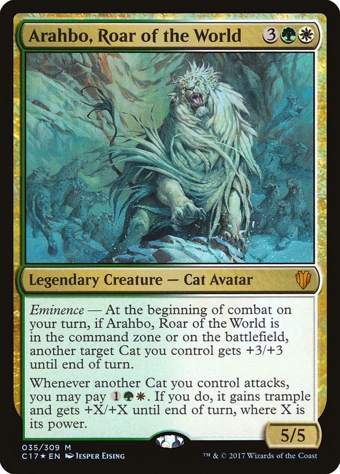 Arahbo, Roar of the World [Commander 2017] | The Gaming-Verse