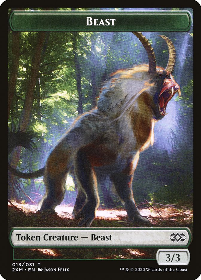 Beast Token [Double Masters] | The Gaming-Verse