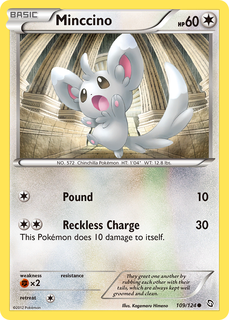 Minccino (109/124) [Black & White: Dragons Exalted] | The Gaming-Verse