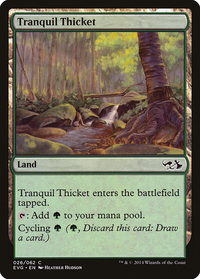 Tranquil Thicket (Elves vs. Goblins) [Duel Decks Anthology] | The Gaming-Verse