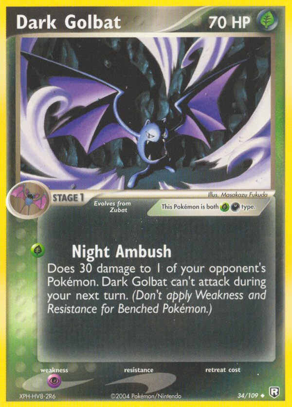 Dark Golbat (34/109) [EX: Team Rocket Returns] | The Gaming-Verse