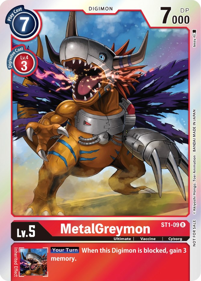 MetalGreymon [ST1-09] (Official Tournament Pack Vol. 6) [Starter Deck: Gaia Red Promos] | The Gaming-Verse