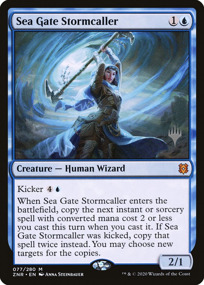 Sea Gate Stormcaller (Promo Pack) [Zendikar Rising Promos] | The Gaming-Verse