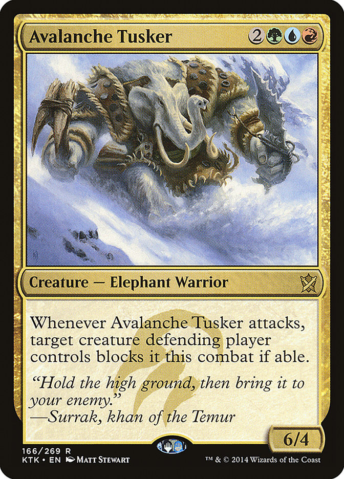 Avalanche Tusker [Khans of Tarkir] | The Gaming-Verse