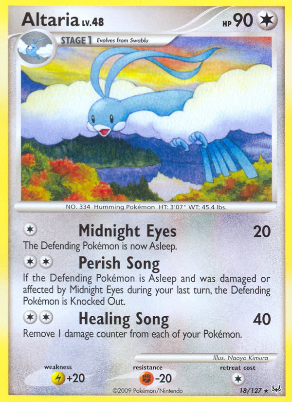 Altaria (18/127) [Platinum: Base Set] | The Gaming-Verse