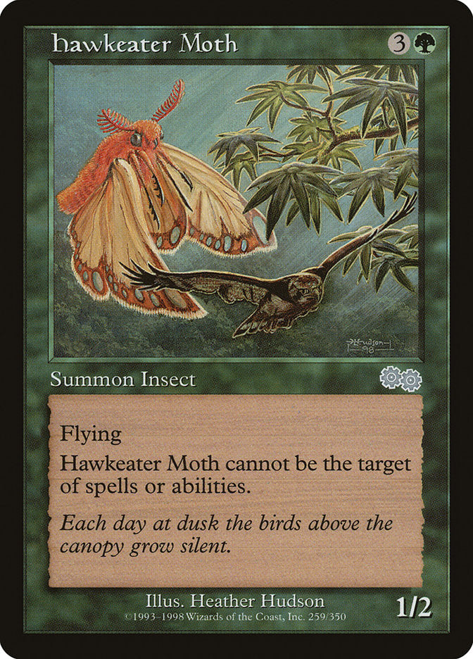 Hawkeater Moth [Urza's Saga] | The Gaming-Verse