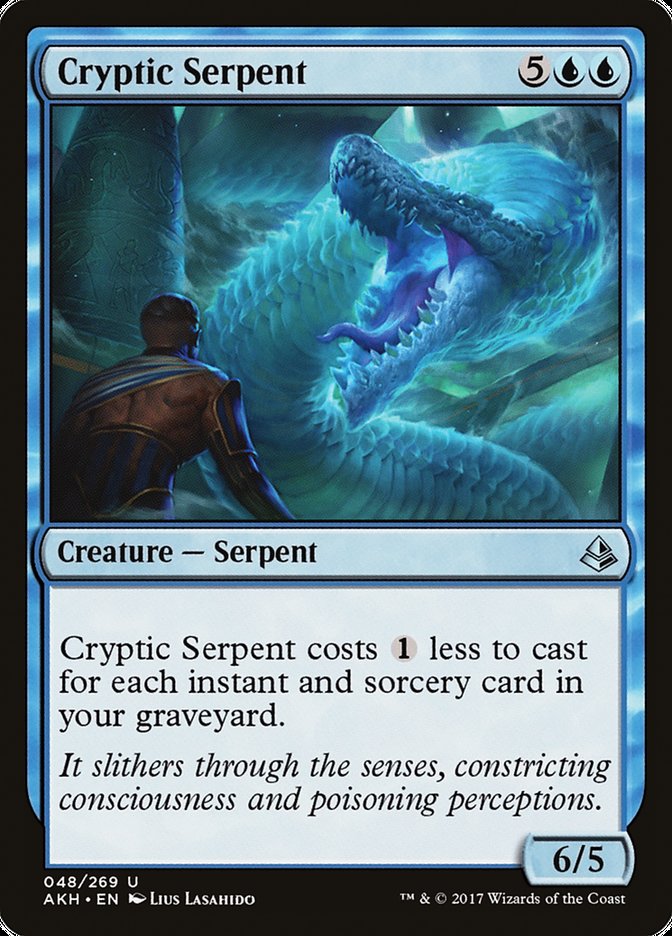 Cryptic Serpent [Amonkhet] | The Gaming-Verse