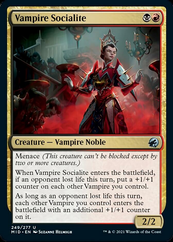 Vampire Socialite [Innistrad: Midnight Hunt] | The Gaming-Verse