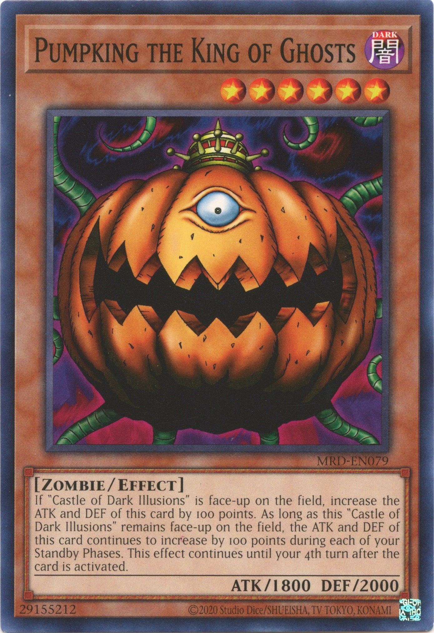 Pumpking the King of Ghosts (25th Anniversary) [MRD-EN079] Common | The Gaming-Verse