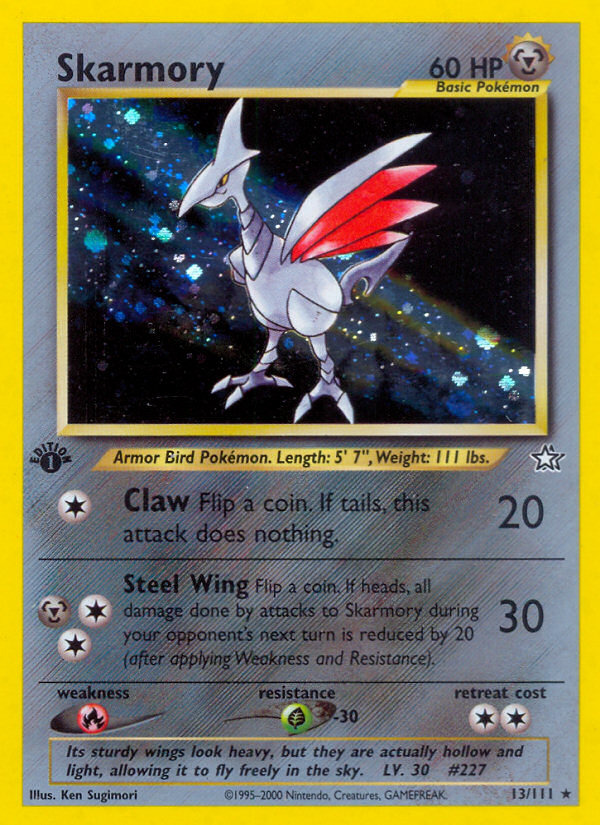 Skarmory (13/111) [Neo Genesis 1st Edition] | The Gaming-Verse