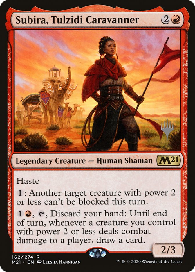 Subira, Tulzidi Caravanner (Promo Pack) [Core Set 2021 Promos] | The Gaming-Verse