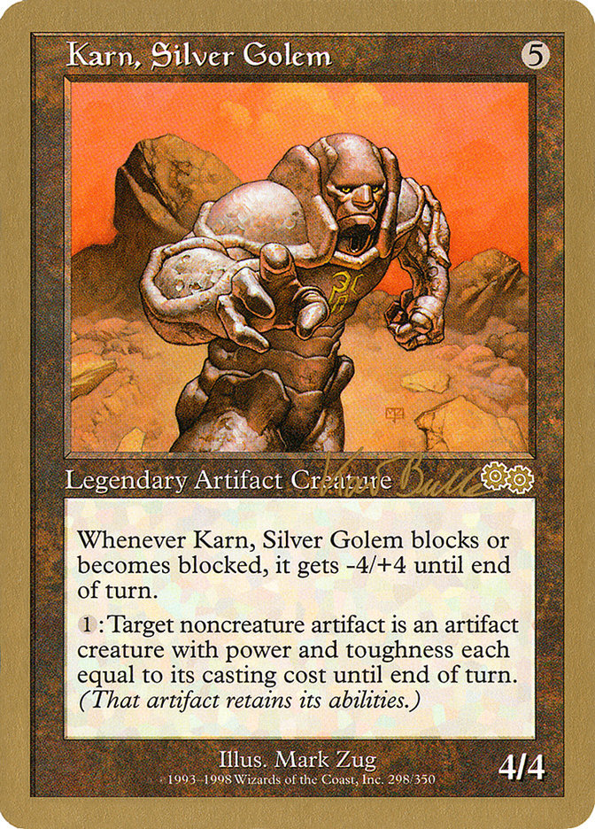 Karn, Silver Golem (Kai Budde) [World Championship Decks 1999] | The Gaming-Verse