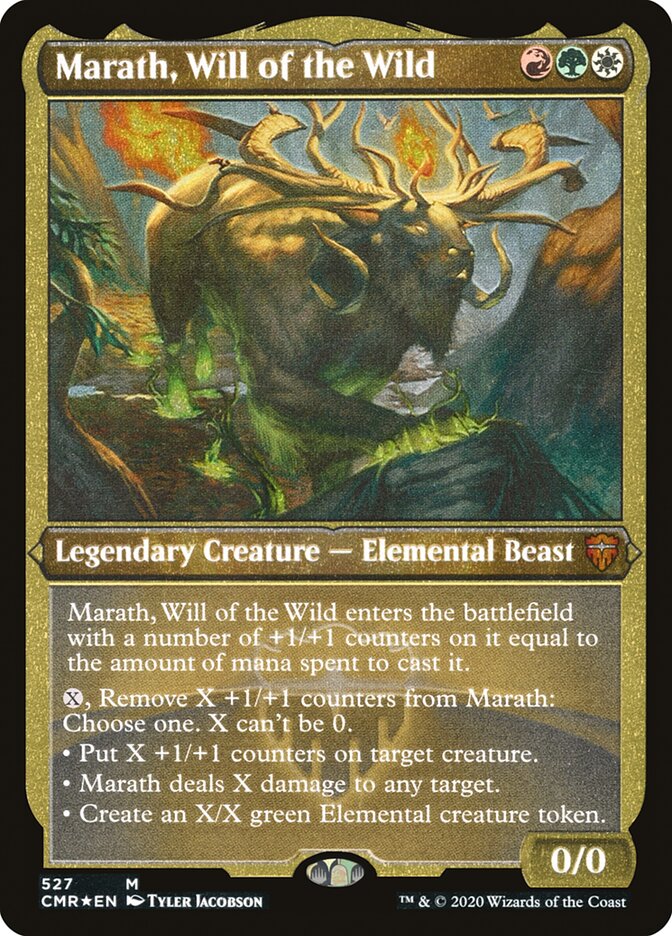 Marath, Will of the Wild [Commander Legends Etched] | The Gaming-Verse