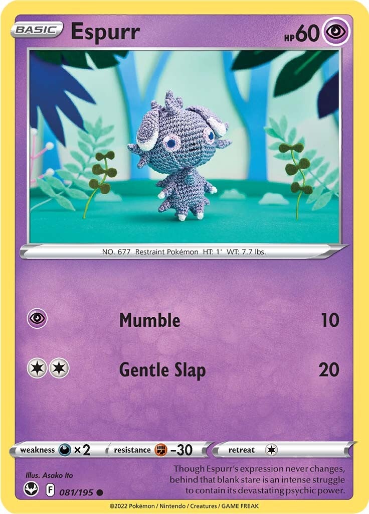 Espurr (081/195) [Sword & Shield: Silver Tempest] | The Gaming-Verse