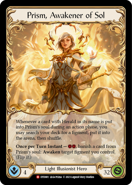 Prism, Awakener of Sol [DTD001] (Dusk Till Dawn) | The Gaming-Verse