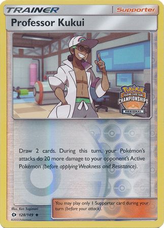 Professor Kukui (128/149) (Regional Championship Promo) [Sun & Moon: Base Set] | The Gaming-Verse