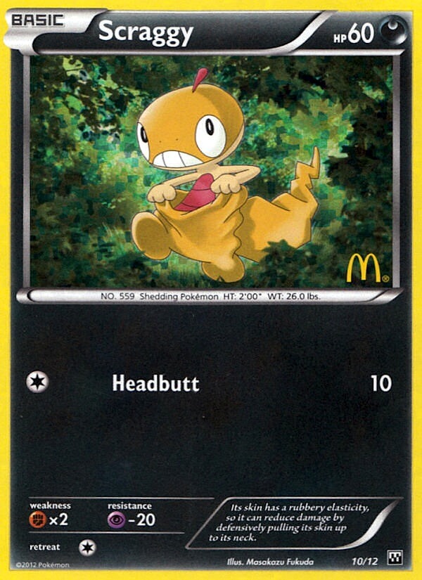 Scraggy (10/12) [McDonald's Promos: 2012 Collection] | The Gaming-Verse