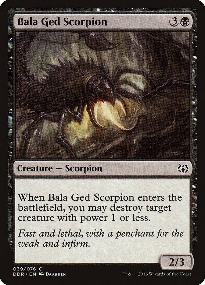 Bala Ged Scorpion [Duel Decks: Nissa vs. Ob Nixilis] | The Gaming-Verse