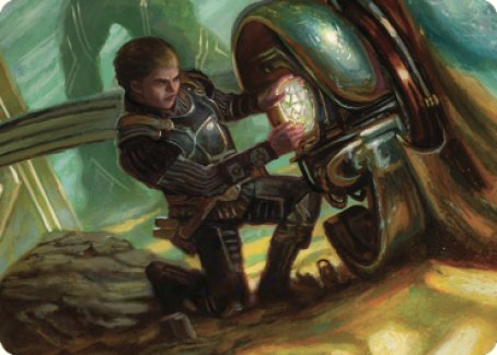 Urza, Powerstone Prodigy Art Card [The Brothers' War Art Series] | The Gaming-Verse