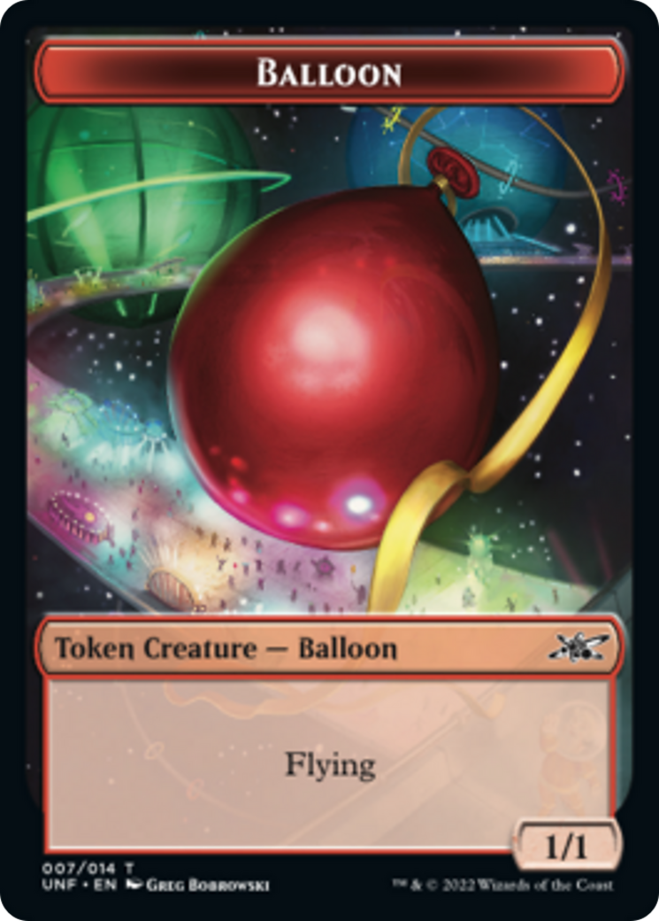 Zombie Employee // Balloon Double-sided Token [Unfinity Tokens] | The Gaming-Verse