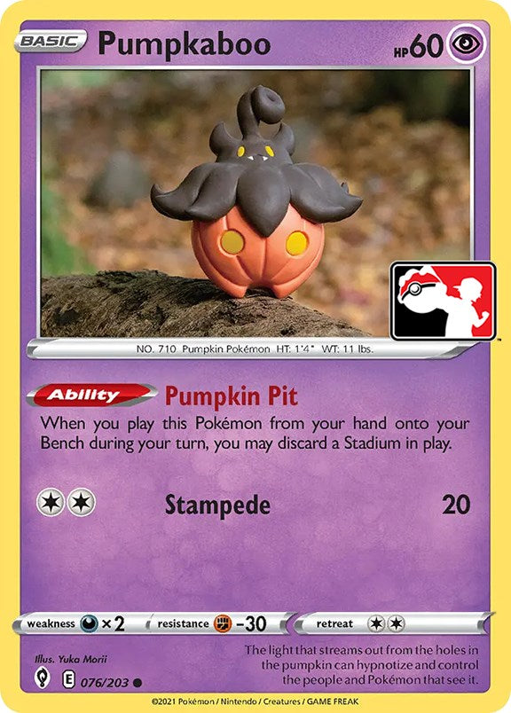 Pumpkaboo (076/203) [Prize Pack Series One] | The Gaming-Verse