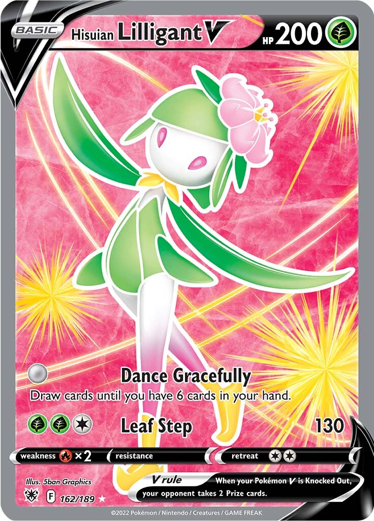 Hisuian Lilligant V (162/189) [Sword & Shield: Astral Radiance] | The Gaming-Verse