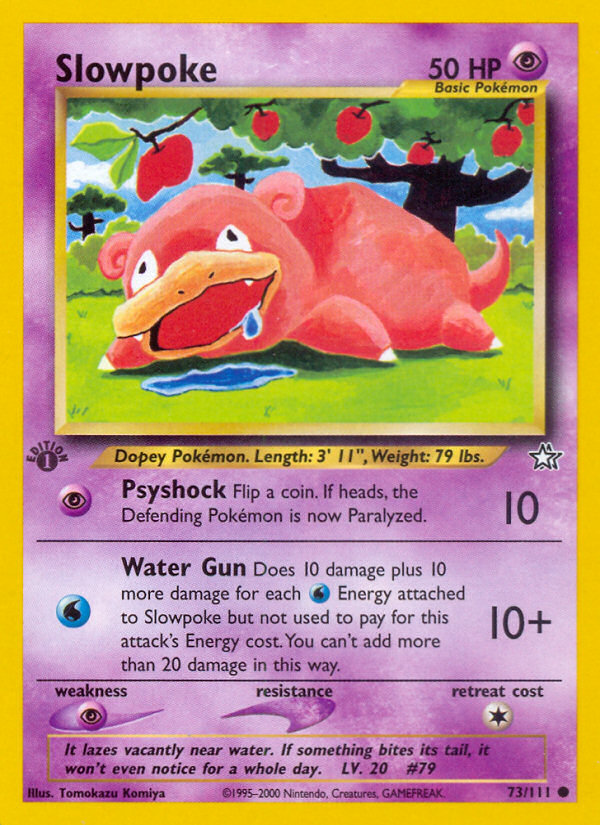 Slowpoke (73/111) [Neo Genesis 1st Edition] | The Gaming-Verse