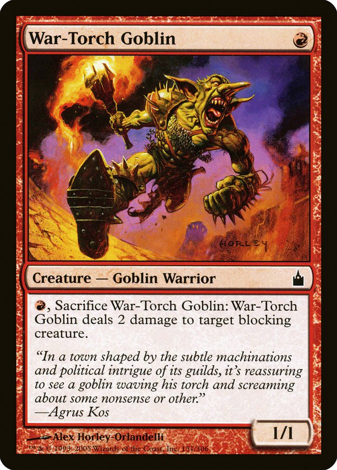 War-Torch Goblin [Ravnica: City of Guilds] | The Gaming-Verse