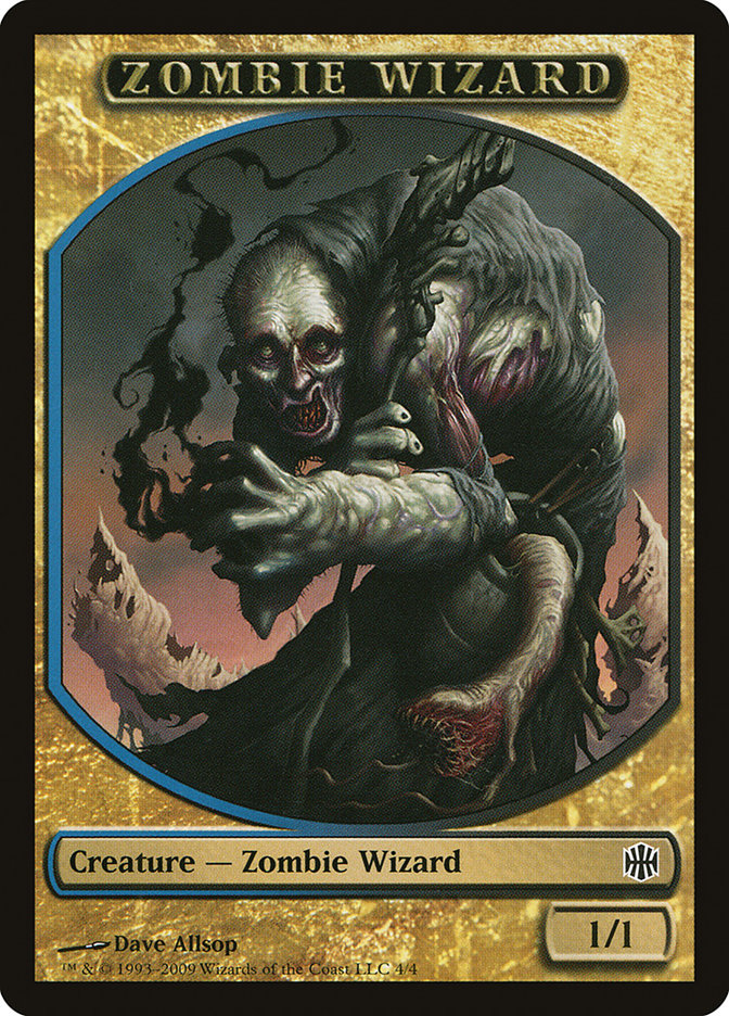 Zombie Wizard [Alara Reborn Tokens] | The Gaming-Verse