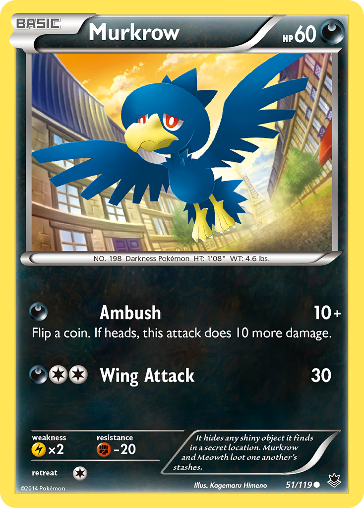 Murkrow (51/119) [XY: Phantom Forces] | The Gaming-Verse