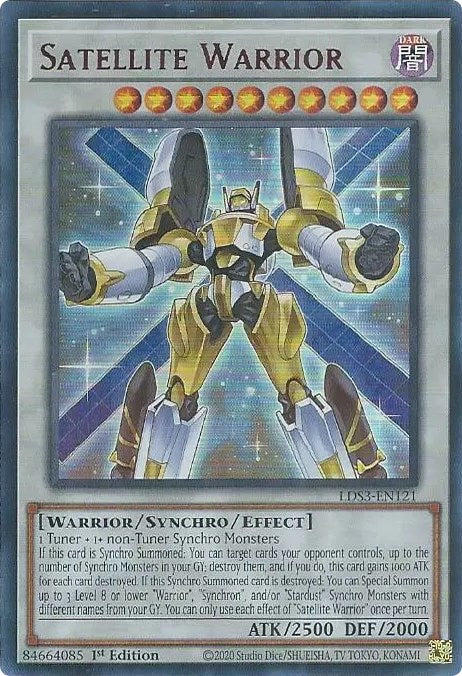 Satellite Warrior (Red) [LDS3-EN121] Ultra Rare | The Gaming-Verse