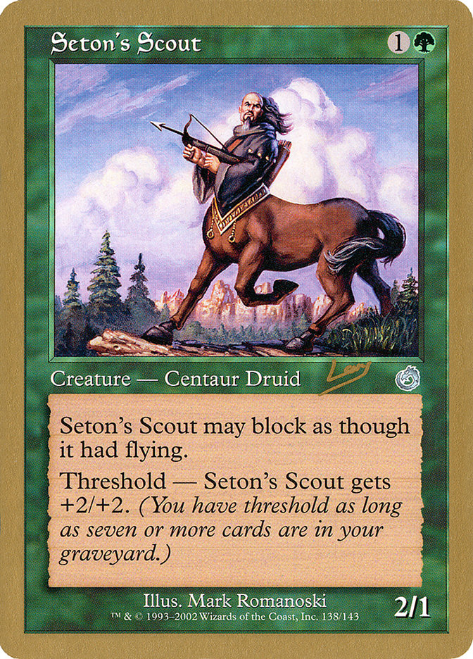 Seton's Scout (Raphael Levy) [World Championship Decks 2002] | The Gaming-Verse