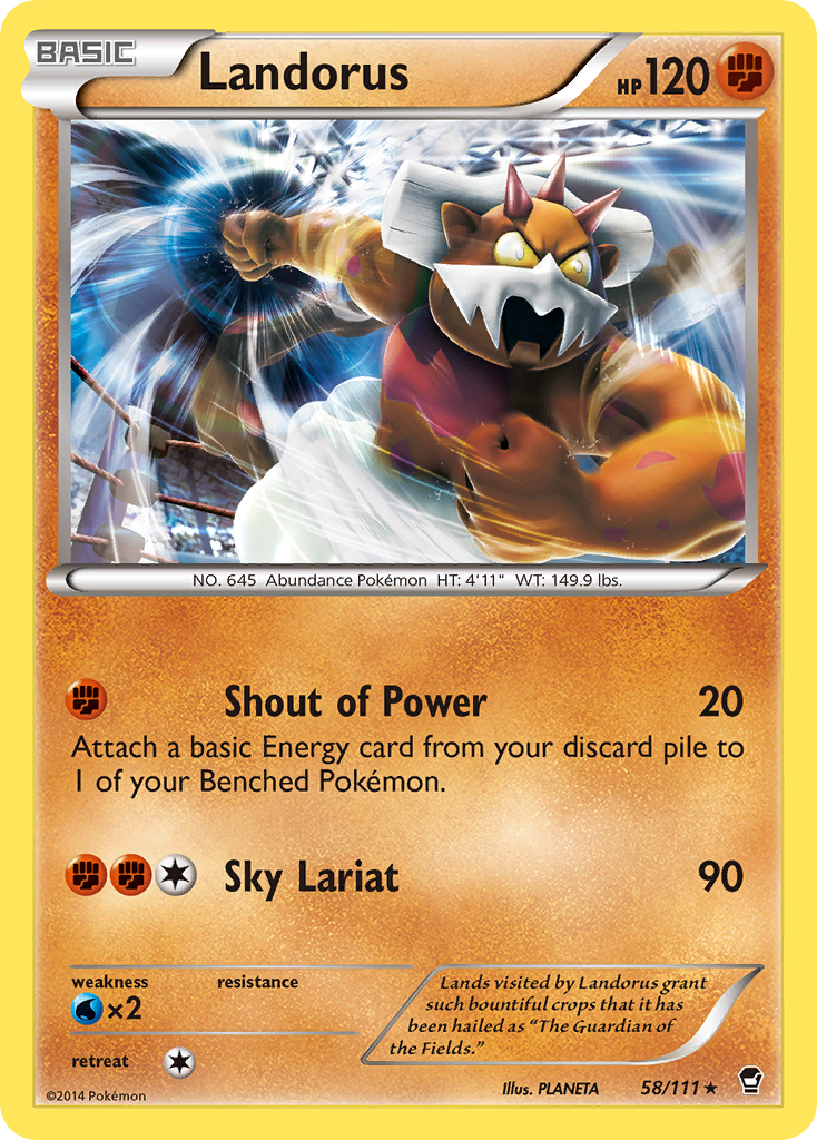 Landorus (58/111) [XY: Furious Fists] | The Gaming-Verse