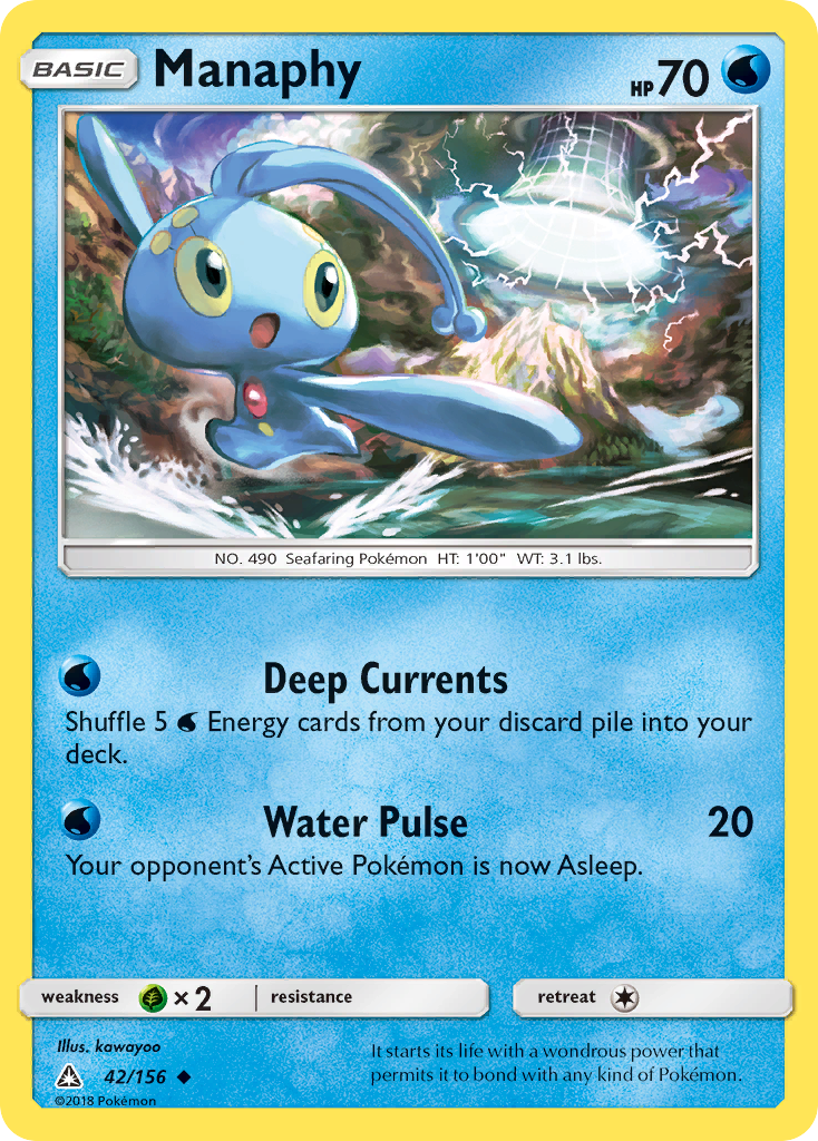 Manaphy (42/156) [Sun & Moon: Ultra Prism] | The Gaming-Verse