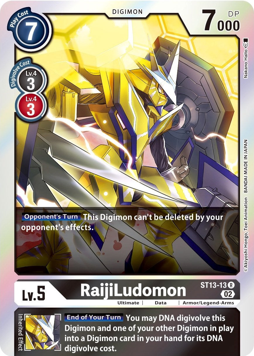 RaijiLudomon [ST13-13] [Starter Deck: Ragnaloardmon] | The Gaming-Verse