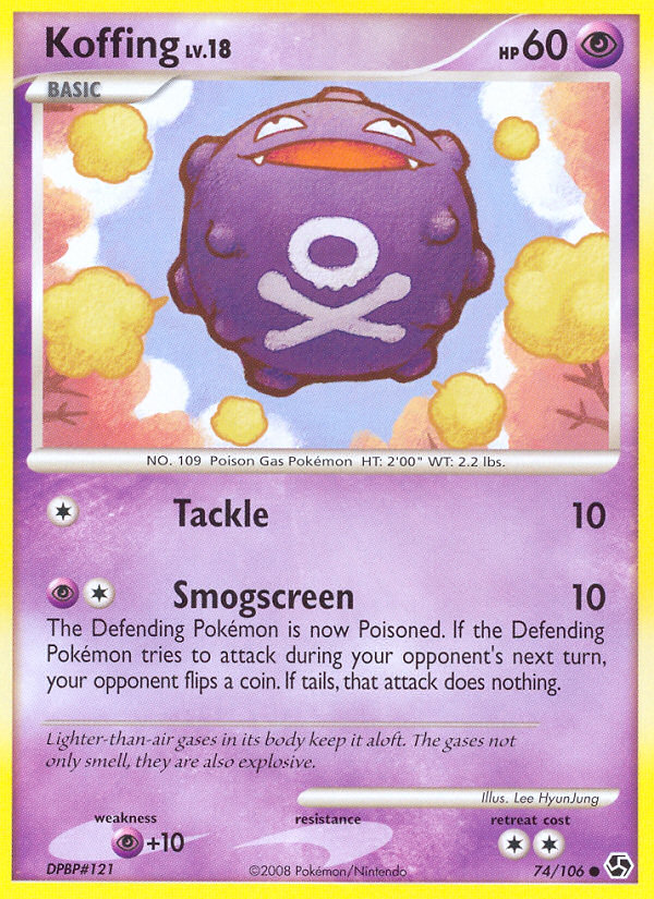 Koffing (74/106) [Diamond & Pearl: Great Encounters] | The Gaming-Verse