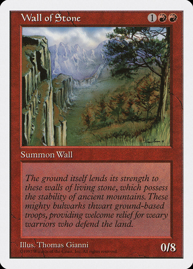 Wall of Stone [Fifth Edition] | The Gaming-Verse