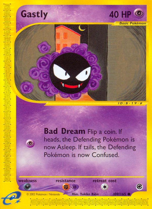 Gastly (109/165) [Expedition: Base Set] | The Gaming-Verse