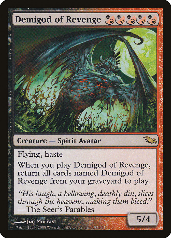 Demigod of Revenge [Shadowmoor] | The Gaming-Verse