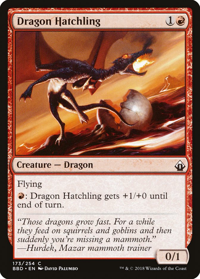 Dragon Hatchling [Battlebond] | The Gaming-Verse