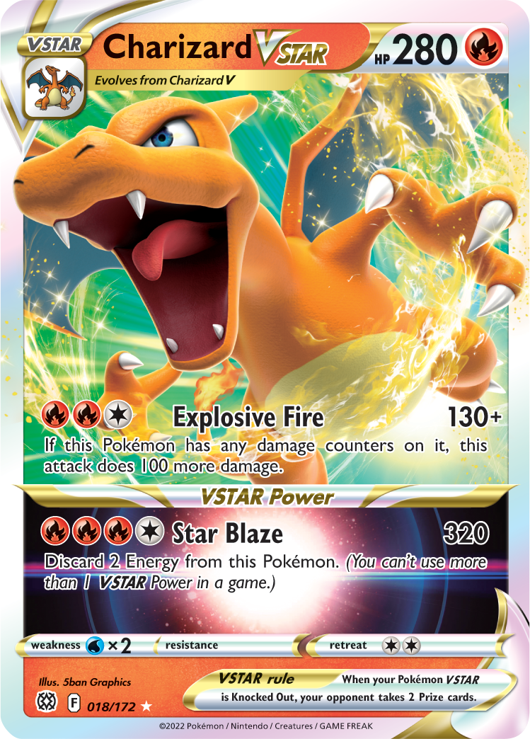 Charizard VSTAR (018/172) [Sword & Shield: Brilliant Stars] | The Gaming-Verse